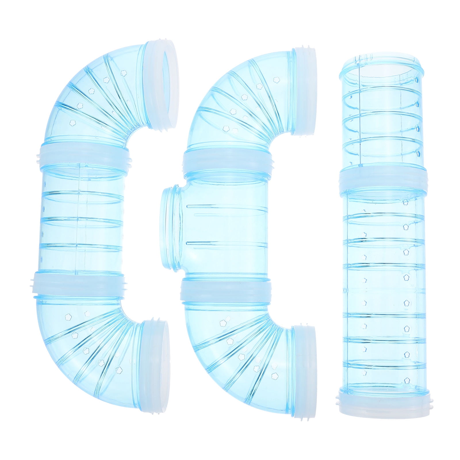 Picture of Supvox 1Set Blue Plastic Hamster Tunnel Durable Thickened Material for ...