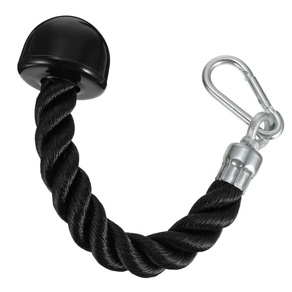 Supvox 1 Set Single Handle Tricep Grips Steel Black Grip Improvement For Fitness Machine Attachment
