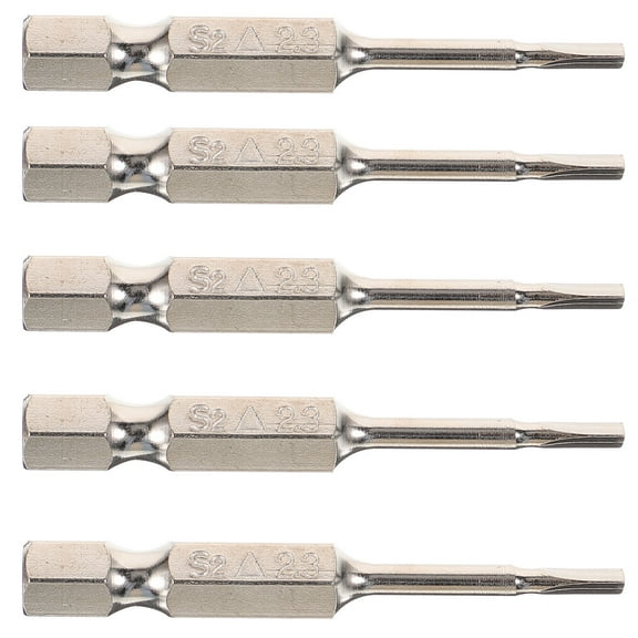 Supvox 1Set Shock Resistant Steel Screwdriver Bits Triangle Tip Set for Appliances and Auto Parts
