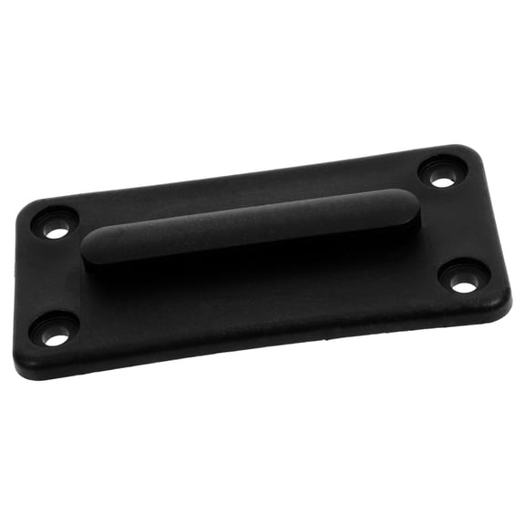 Supvox 1Set Retractable Belt Wall Receiver Black Plastic for Crowd Control and Quick Easy Installation