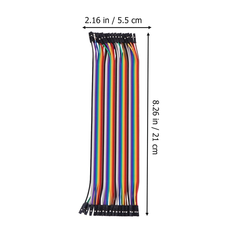 Supvox 10 PCS Electronic Components Ribbon Wire Assorted Color Circuit ...