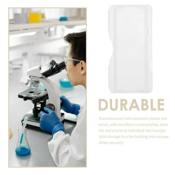 Supvox Pathology Slide Clamp Assorted Color PP for Microscope Storage Use 100Pcs