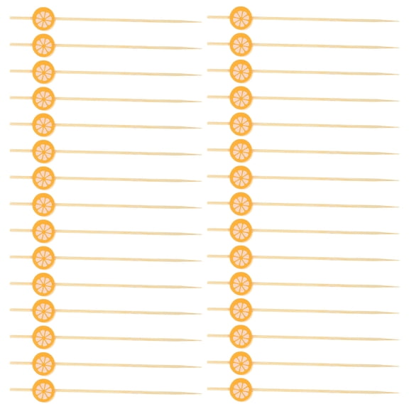 Supvox 100pcs Assorted Color Bamboo Fruit Picks for Decor Food Picks for Party Appetizers