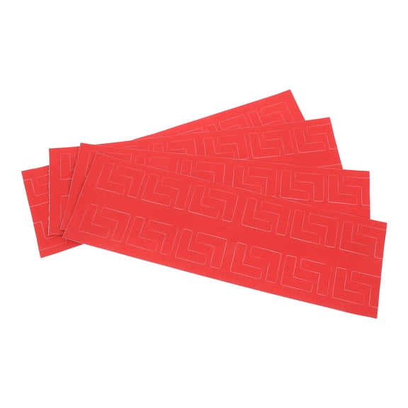 Supvox 100pcs Desk Tapes Red PVC High Adhesion for Workplace Desk Markers
