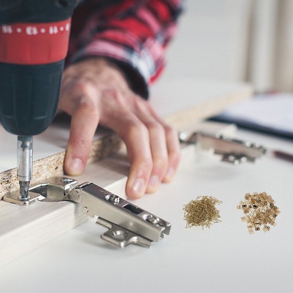 Supvox 100Pcs Jewelry Box Hinge Golden Finish Durable Material for Craft Projects and Storage Boxes