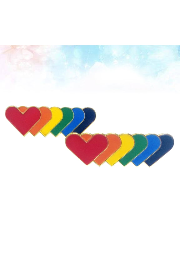 10Pcs Assorted Color Breastpin Clasp Pins for Anniversary and Graduation Accessories