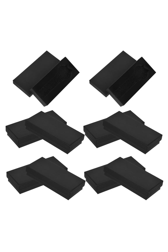 10Pcs Single Watch Display Box Black Stylish and Portable Case for Watches and Jewelry