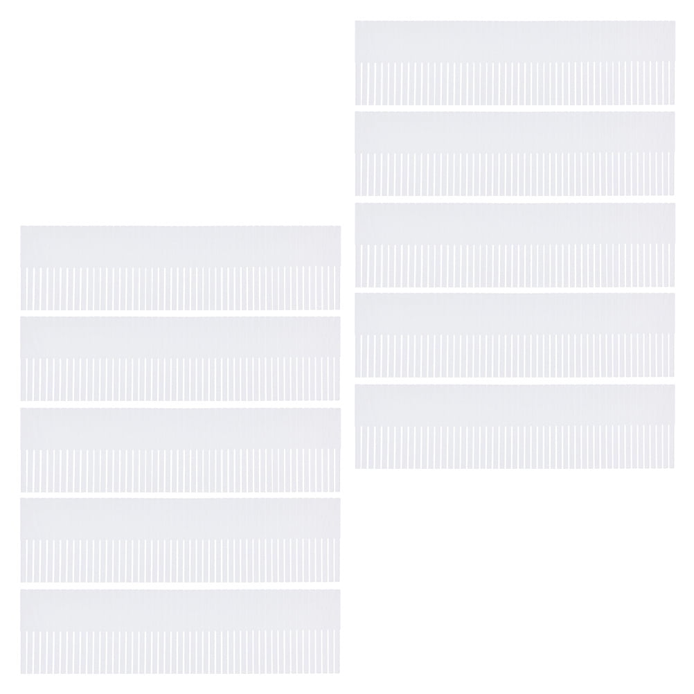 Supvox 10Pcs Multipurpose White Drawer Division Boards for Home Use Efficient Storage Solution