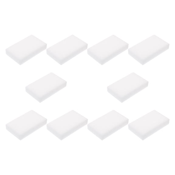 Supvox 10Pcs White DIY Felting Sponge Cushions Lightweight and Durable Material