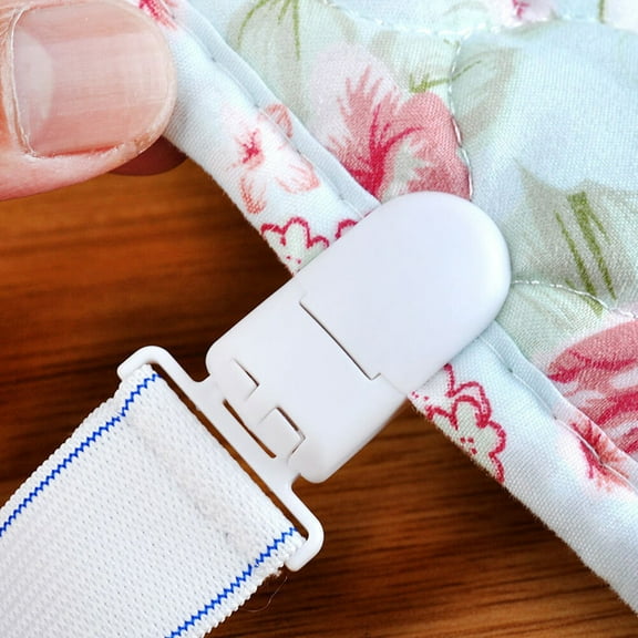 Supvox White Plastic Bed Sheet Fasteners - Securely Hold Sheets in Place, Prevent Fabric Damage and Keep Bedding Smooth