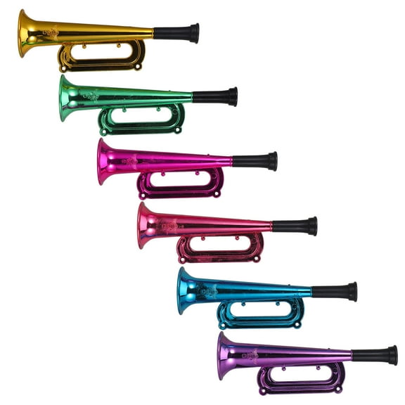 Supvox Noise Maker Party Blower Plastic Assorted Color 12Pcs