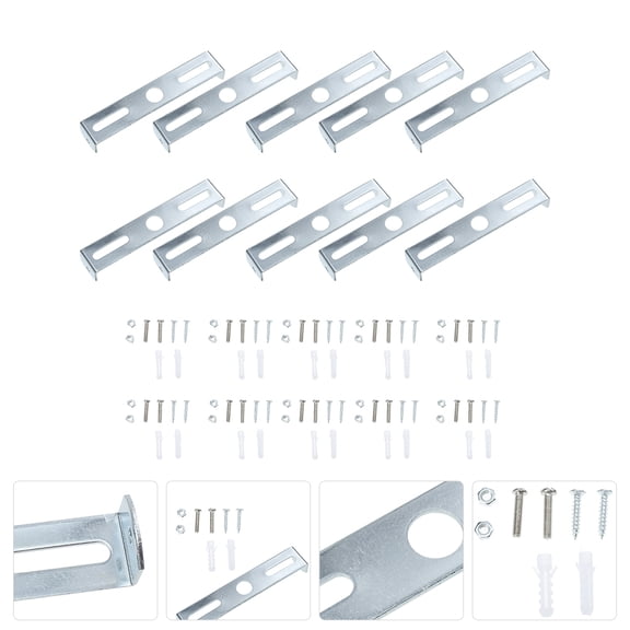 Supvox 15Pcs Electroplated Metal Light Fixture Brackets for Ceiling Lights and Chandeliers