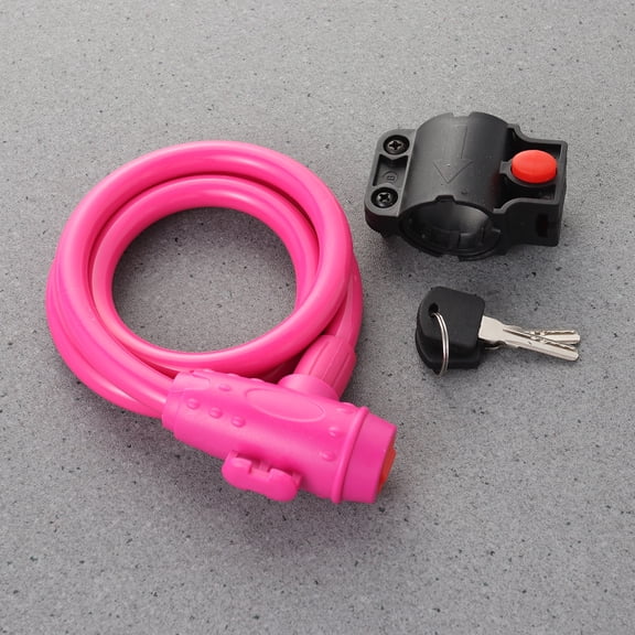 Supvox Steel Cable Bike Lock with Scratch Resistant Vinyl Coating for Mountain Bikes