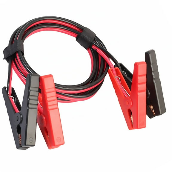 Supvox 1Pack Car Jumper Cables Black Emergency Ignition for Battery Failure