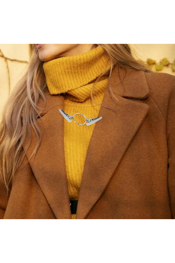 Metal Dress Clip Cardigan Clasp for Sweater and Scarf Attachment
