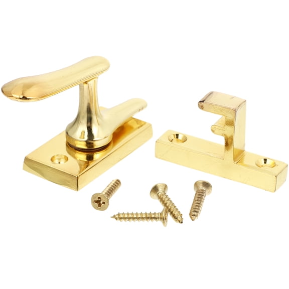 Supvox Golden Zinc Alloy Door Bolt for Wood Doors, 1Pc, Rust-Resistant, Security Lock with Practical Design