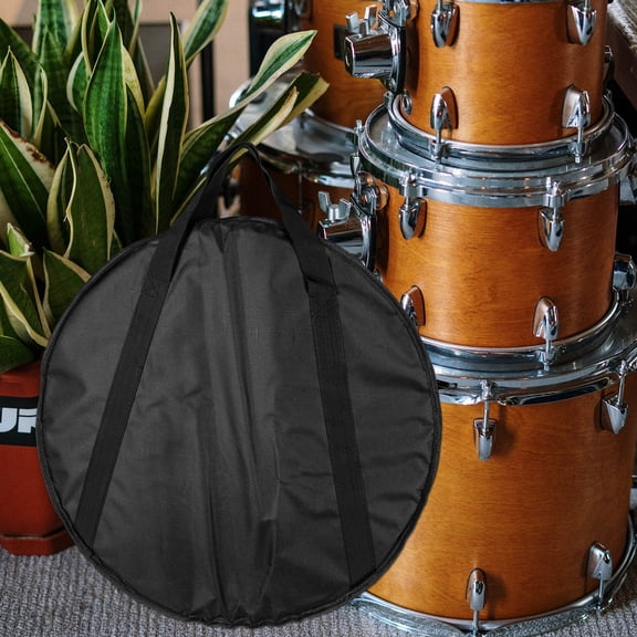 Supvox Portable Cymbal Carrying Bag for Drum Pads, Percussion Instruments, and Accessories with Travel