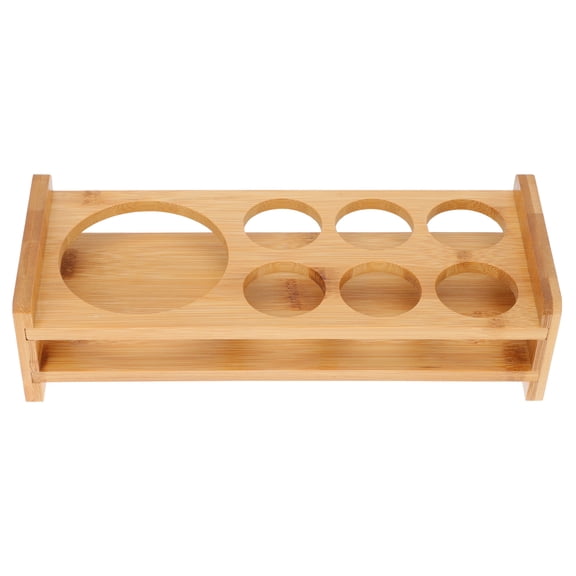 Supvox 1Pc Creative Khaki Cup Storage Stand for Wine and Cocktail Cups