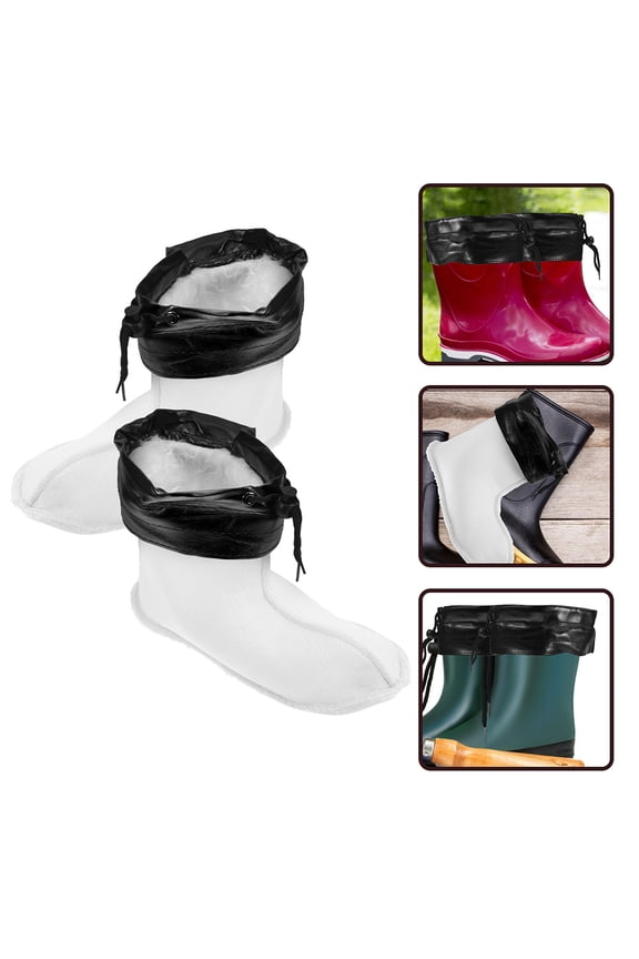 1Pair Cozy Boot Liner Plush Breathable Thermal Insert for Boots Multi Color