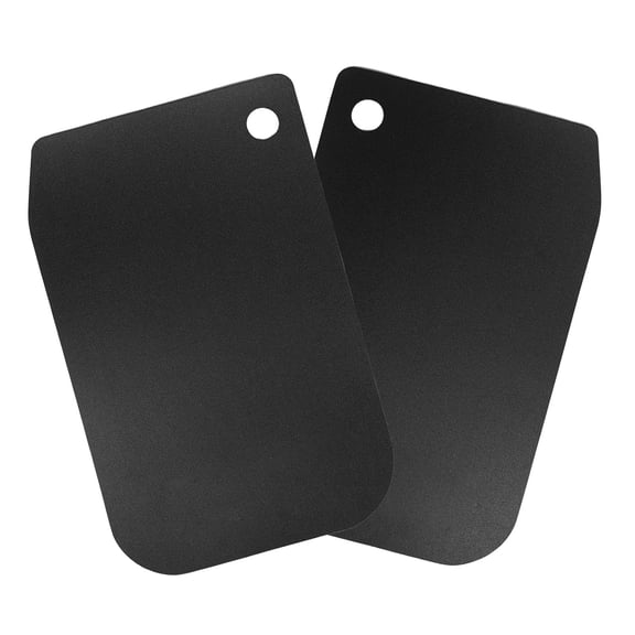 Supvox 1Pair Universal Black Plastic Car Splash Guard Auto Mud Flap for Suv and Truck Protection