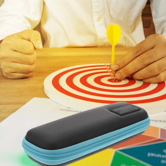 Supvox Entertainment Darts Storage Case with Comfortable PU Material and Secure Cover