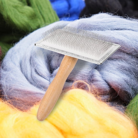 Supvox Portable Felting Wool Carders Ergonomic Design for Efficient Grooming