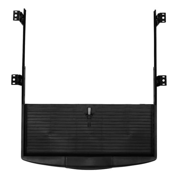 Supvox Keyboard Tray Under Desk Slide Out with Drawer for Office Desk Black
