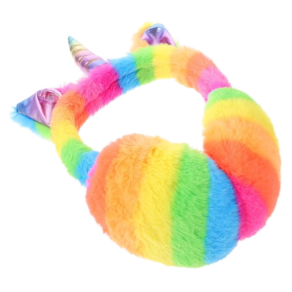 Supvox 1Pcs Fuzzy Earmuff Over-ear Plush Multi Warm Ear Protection for Women in Cold Weather