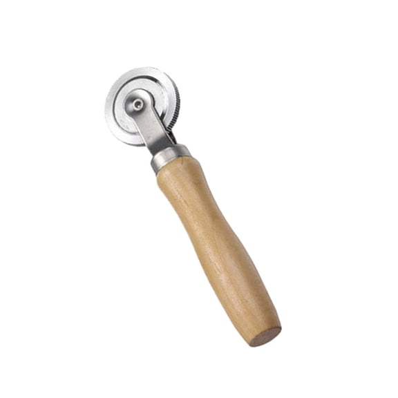 Supvox Car Tyre Bearing Roller Tool with Wooden Handle for Easy Tire Patch Adhesion
