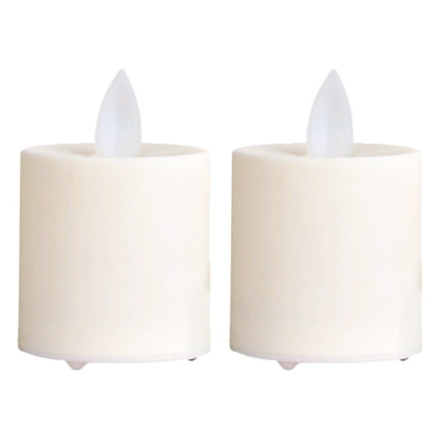 Supvox 2 Pcs Practical Candles LED Candle Lights Festival Candle Lights ...