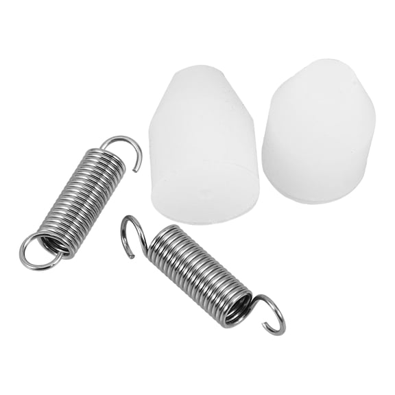 Supvox Stainless Steel Funnel with Silicone Spring Seal, Baking Tool Set for Kitchen, Cooking, and Food Prep