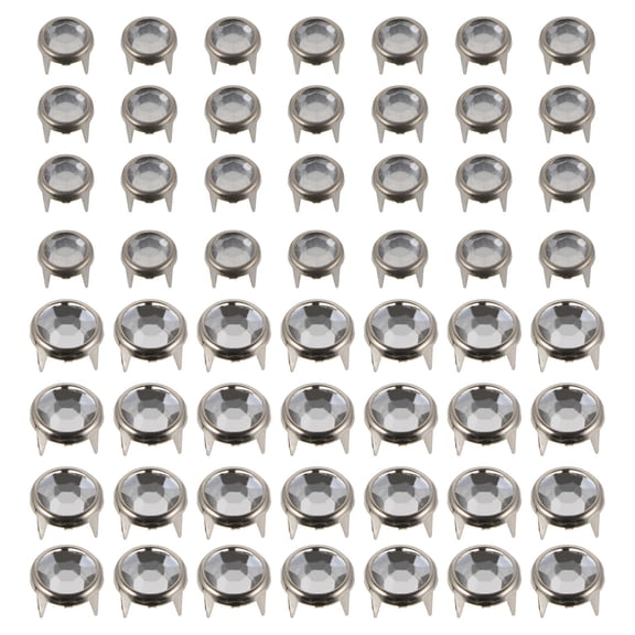 Supvox DIY Craft Rivets Assorted Colors Glittering Rhinestones Claw Studs 200Pcs