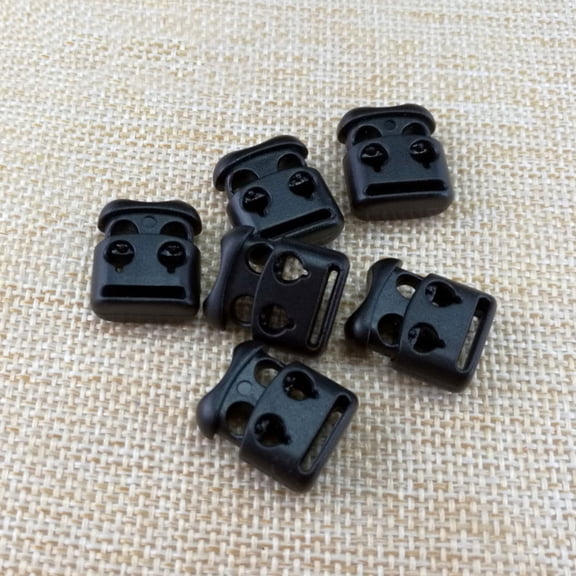 Supvox 20Pcs Black Elastic Extenders for Clothes Sewing and Crafting