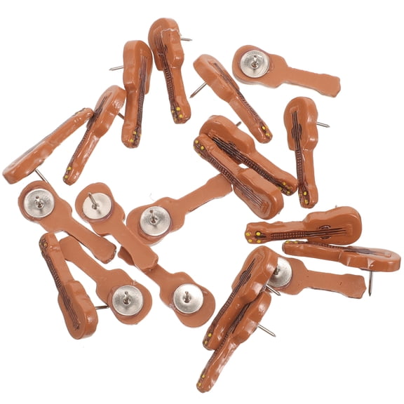 Supvox 20Pcs Multi Use Brown Cork Push Pins Thumbtacks for Photos Posters and Maps