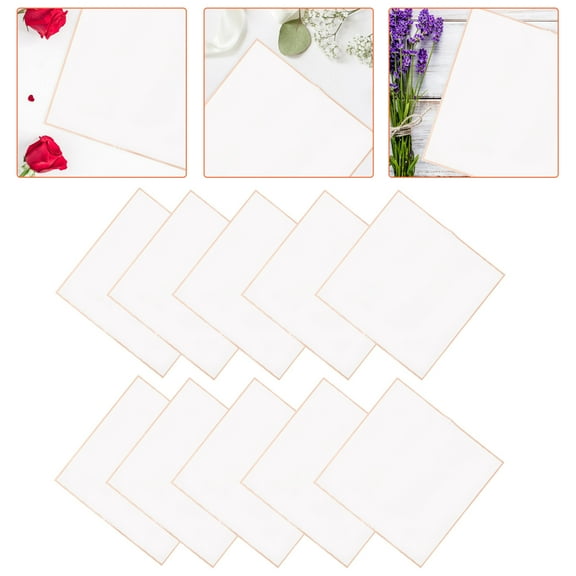 Supvox 20Pcs White Floral Flower Wrapping Paper Sheets for Bouquet Packaging and Crafts