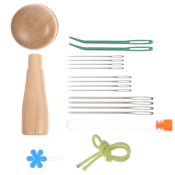 Supvox 26Pcs Mushroom-shaped Craft Needles for Daily Use and Knitting Projects