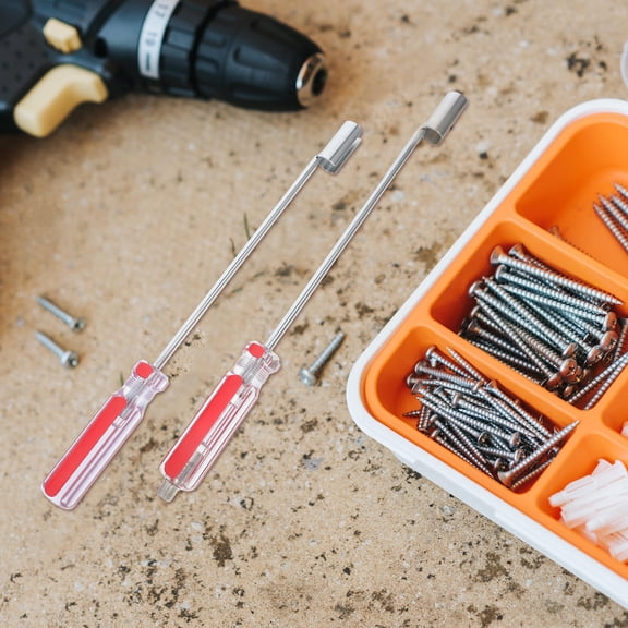 Supvox 2PCS BNC Crimp Tool Red Cold Rolled Steel for Professionals Installation