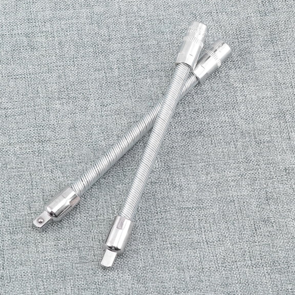 Supvox 2PCS Wrench Extension Rod Socket Extension Bar Steel Rustproof Mechanics Repair Work