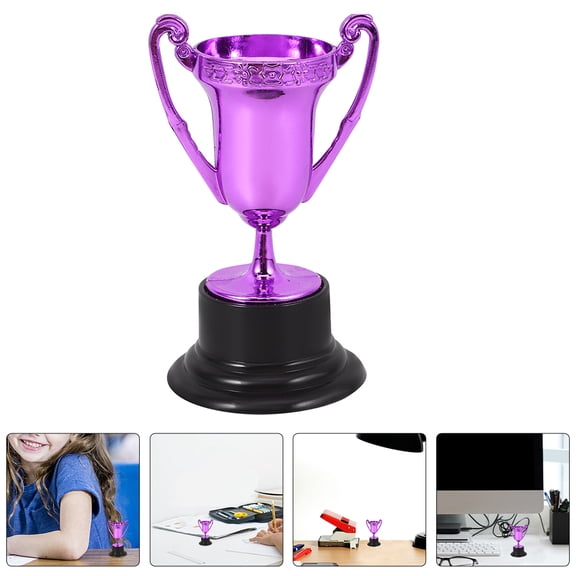 Supvox Plastic Trophy Awards for Student Achievement Celebrations, Set of 2, School Prize Decorations
