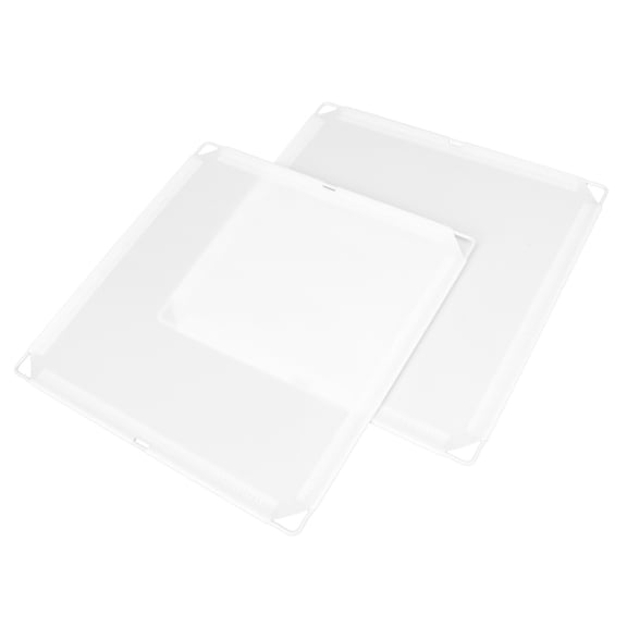 Supvox Sturdy White Plastic Modular Closet Insert for Wardrobe Accessories 2Pcs