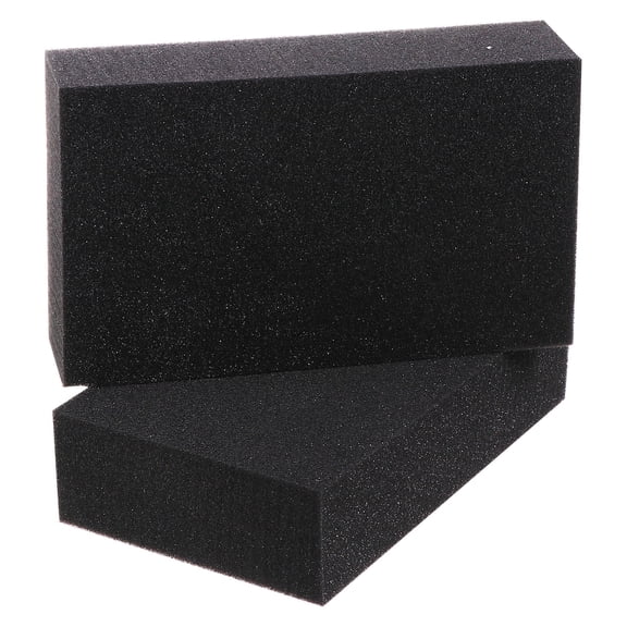 Supvox 2Pcs Car Cleaning Sponge Black Foam for Vehicle Maintenance and Cleaning Tasks