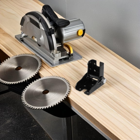 Supvox 2Pcs Black Self Locking Folding Hinges 90 Degree Heavy Duty Iron Brackets for Home Furniture