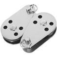 thumbnail image 1 of Supvox 2Pcs Stainless Steel Boat Pulley Wheel Heavy Duty Marine Hardware for Sailboats, 1 of 6