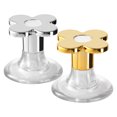 thumbnail image 1 of Supvox 2Pcs Flower Shape Toilet Tank Button Assistant Tools ABS Plastic for Bathroom, 1 of 7