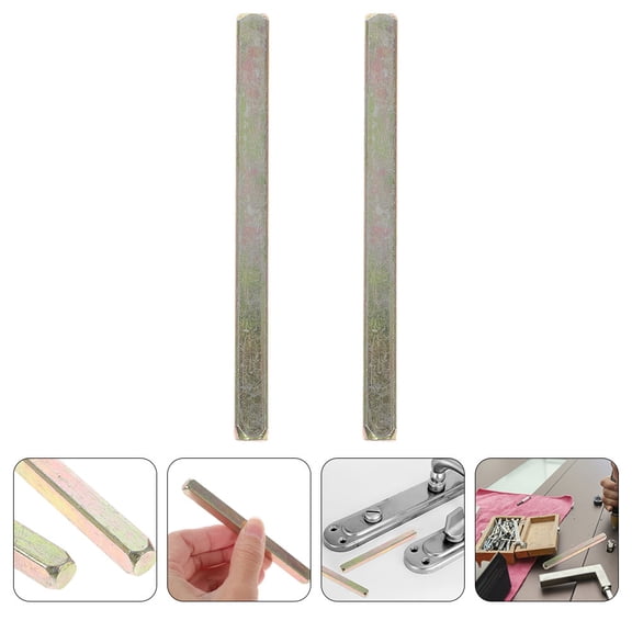 Supvox 2Pcs High Grade Iron Spindle for Door Handle Replacement on Vintage Style Doors