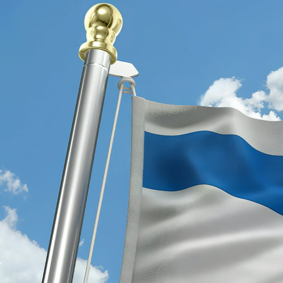 Supvox 2Pcs Flagpole Ball Topper Flag Pole Supplies Golden ABS Simple Design for Outdoor Use