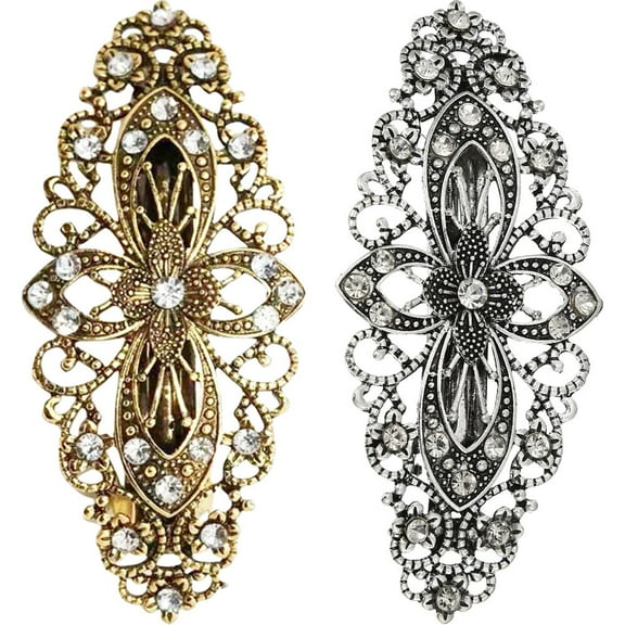 Supvox 2Pcs Hair Accessories for Women Polished Shape Durable Daily Life