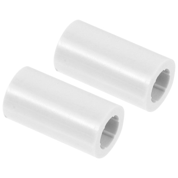 Supvox 2Pcs Plastic Billiard Ferrules Billiards Cue Parts White for Players