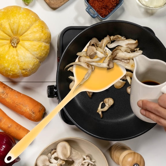 Supvox 2Pcs Reusable Wok ula Silicone Non Stick Kitchen Utensils for Professional Chefs