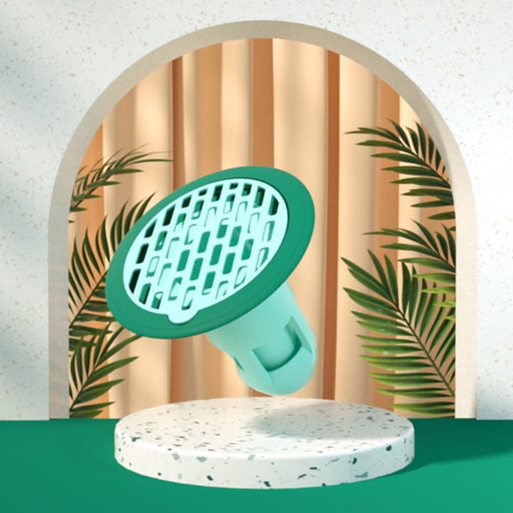 Supvox 2Pcs Shower Floor Drain Preventer Plastic Plug Odor Resistant Wear Resistant Seal